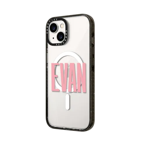 Custom Phone Case | iPhone 14 Plus / Impact Case MagSafe Compatible / Black | Image 2