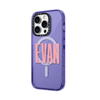 Custom Phone Case | iPhone 14 Pro Max / Impact Case MagSafe Compatible / Peri Purple | Image 2