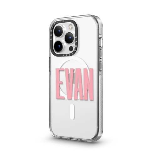 Custom Phone Case | iPhone 14 Pro / Impact Clear Case MagSafe Compatible / Clear | Image 2