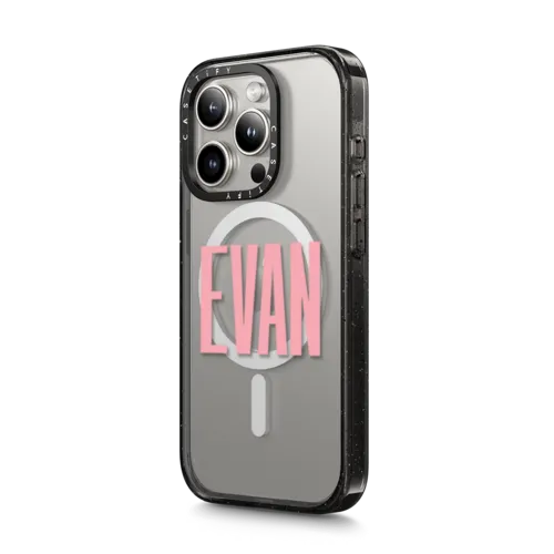 Custom Phone Case | iPhone 15 Pro / Impact Case MagSafe Compatible / Black | Image 2