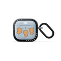 Floating Mocha | AirPods 4 & 5 / Earbuds Bounce Case / Sky Blue | Image 1