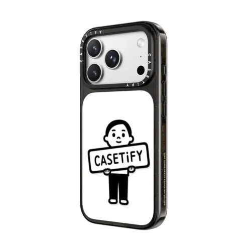 CASETiFY Boy | iPhone 18 Pro Max / Impact Case MagSafe Compatible - Glossy / Glossy Black | Image 2