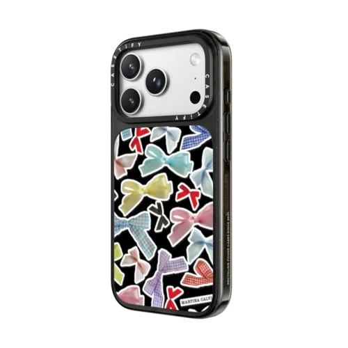 Bow Stickers | iPhone 18 Pro / Impact Case MagSafe Compatible - Glossy / Glossy Black | Image 2