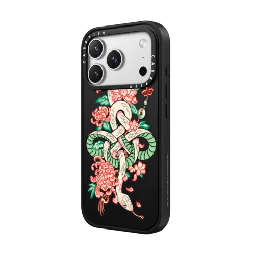 Fortune Snake | iPhone 17 Pro Max / Impact Case MagSafe Compatible / Matte Black | Image 2
