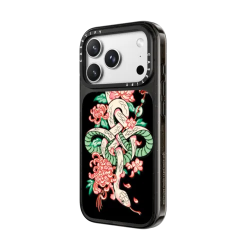 Fortune Snake | iPhone 18 Pro Max / Impact Case MagSafe Compatible - Glossy / Glossy Black | Image 2