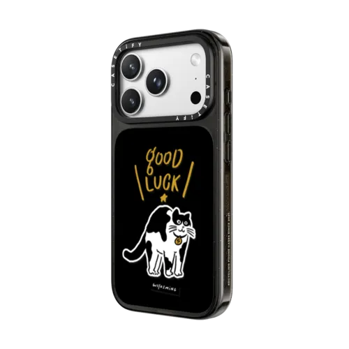 GOOD LUCK! | iPhone 18 Pro Max / Impact Case MagSafe Compatible - Glossy / Glossy Black | Image 2