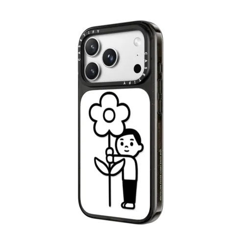Flower Boy | iPhone 18 Pro Max / Impact Case MagSafe Compatible - Glossy / Glossy Black | Image 2