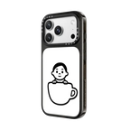 Cup Boy | iPhone 18 Pro Max / Impact Case MagSafe Compatible - Glossy / Glossy Black | Image 2