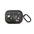 Black Cat's Room Earbuds Case | AirPods Pro 2 / Earbuds Bounce Case / Matte Charcoal | Image 1