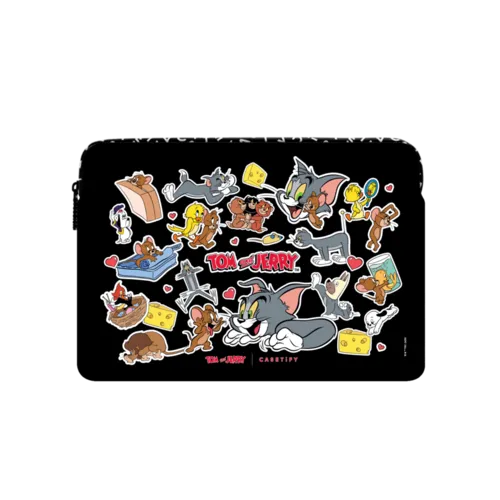 Family Sticker Laptop Sleeve | Large (16") / Impact Laptop Sleeve / Multicolor | Image 1