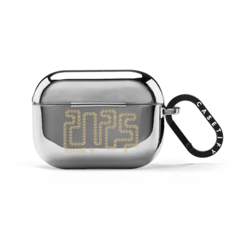 Snake Game | AirPods Pro 2 / Earbuds Mirror Case / Silver | Image 1