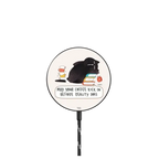 May your coffee kick in before reality does |   / PowerThru Magnetic Wireless Charger MagSafe Compatible / Black | Image 1