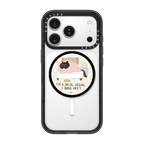 I'm a social vegan, I avoid meet | Snappy Grip Stand / Snappy Grip Stand MagSafe Compatible / Black | Image 1