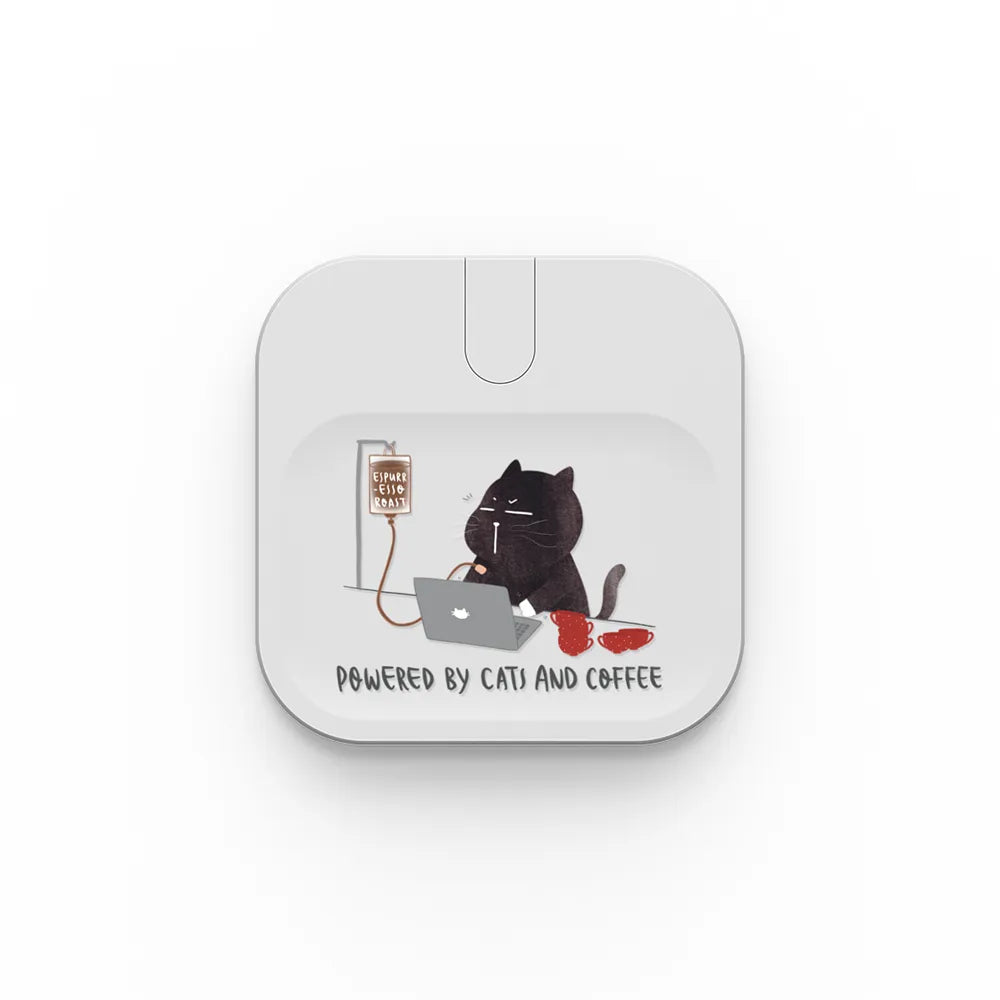 Powered by cats and coffee