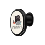 I work hard so my cat can have a better life | PowerThru Wireless Car Charger / PowerThru Wireless Car Charger MagSafe Compatible  / Black | Image 1