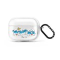 The Smurfs Jumbled Pattern Earbuds Case | AirPods Pro 2 / Earbuds Impact Case / Frost | Image 1