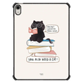 You can't survive on books alone... | iPad Air 11-inch (M2 - M4) / iPad Impact Case / Black | Image 1