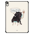 I'm still tired from yesterday's tired | iPad Air 11-inch (M2 - M4) / iPad Impact Case / Black | Image 1