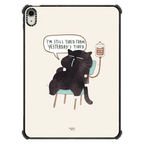 I'm still tired from yesterday's tired | iPad Air 11-inch (M2 - M4) / iPad Impact Case / Black | Image 1