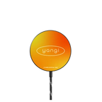 YANGI Vibrant Neon Orange Magnetic Wireless Charger |   / PowerThru Magnetic Wireless Charger MagSafe Compatible / Black | Image 1