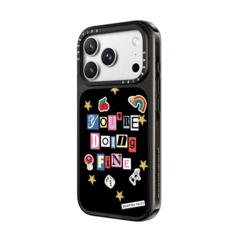 You're Doing Fine | iPhone 18 Pro Max / Impact Case MagSafe Compatible - Glossy / Glossy Black | Image 2