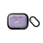 Walk through the rain together | AirPods Pro 3 / Earbuds Bounce Case / Matte Lavender | Image 1