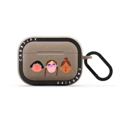 Be beautiful individually | AirPods Pro 2 / Earbuds Bounce Case / Matte Taupe | Image 1