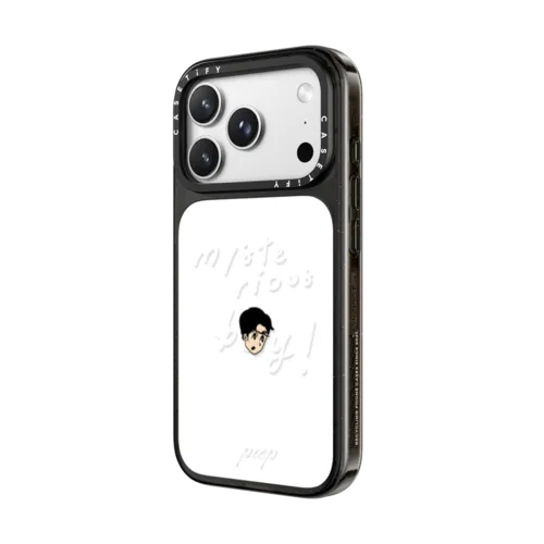 mysterious BOY | iPhone 18 Pro Max / Impact Case MagSafe Compatible - Glossy / Glossy Black | Image 2