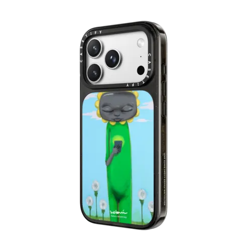 Sunflower | iPhone 18 Pro Max / Impact Case MagSafe Compatible - Glossy / Glossy Black | Image 2