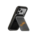 YANGI Metalic Glitch Logo Snappy Cardholder Stand | Snappy Cardholder Stand / Snappy Mirror Cardholder Stand MagSafe Compatible / Silver | Image 3