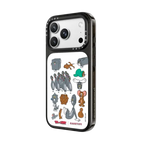 Pattern Sticker Case | iPhone 18 Pro Max / Impact Case MagSafe Compatible - Glossy / Glossy Black | Image 2