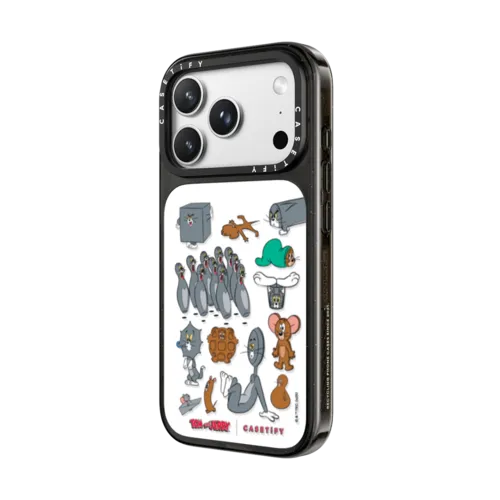 Pattern Sticker Case | iPhone 18 Pro Max / Impact Case MagSafe Compatible - Glossy / Glossy Black | Image 2