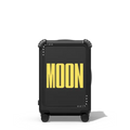 Custom Suitcase | 21" Carry-On Suitcase / Bounce Suitcase / Matte Black | Image 1