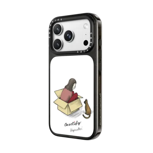 Box and Cat | iPhone 18 Pro Max / Impact Case MagSafe Compatible - Glossy / Glossy Black | Image 2