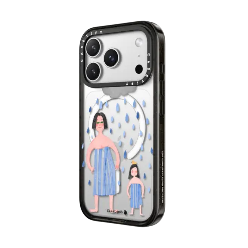 Walk through the rain together | iPhone 17 Pro Max / Impact Case MagSafe Compatible / Black | Image 2