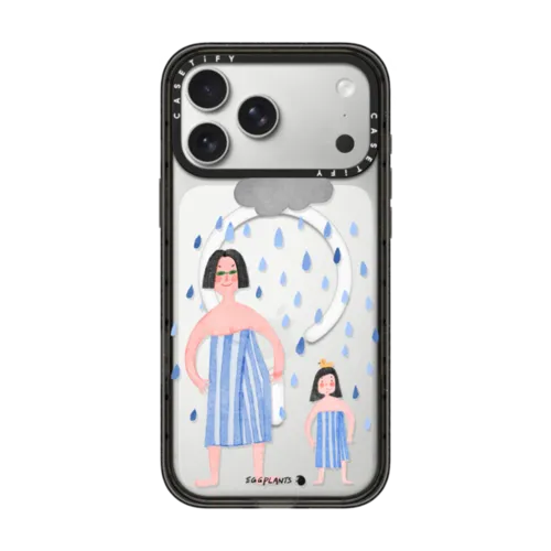 Walk through the rain together | iPhone 17 Pro Max / Impact Case MagSafe Compatible / Black | Image 1