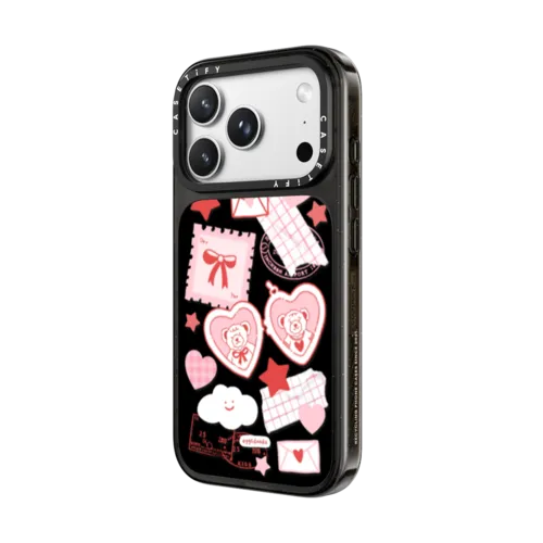 Teddy Bear Love | iPhone 18 Pro Max / Impact Case MagSafe Compatible - Glossy / Glossy Black | Image 2