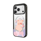 LuLu The Piggy Love Cupid Case | iPhone 17 Pro Max / Impact Case MagSafe Compatible / Black | Image 2