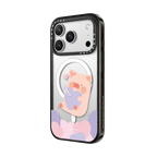 LuLu the Piggy Lovestruck Case | iPhone 17 Pro Max / Impact Case MagSafe Compatible / Black | Image 2
