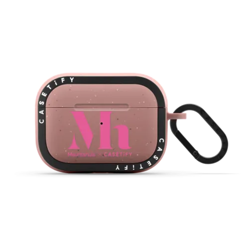 MH Logo Earbuds Case | AirPods Pro 2 / Earbuds Bounce Case / Matte Dusty Rose | Image 1