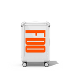 Custom Suitcase | 21" Carry-On Suitcase / Bounce Suitcase / Glossy Cloud White | Image 1