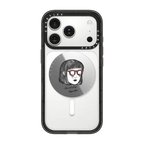 Melting Glasses Grip Stand | Snappy Grip Stand / Snappy Mirror Grip Stand MagSafe Compatible / Silver | Image 1