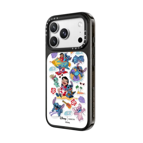 Lilo & Stitch Sticker Case | iPhone 18 Pro Max / Impact Case MagSafe Compatible - Glossy / Glossy Black | Image 2