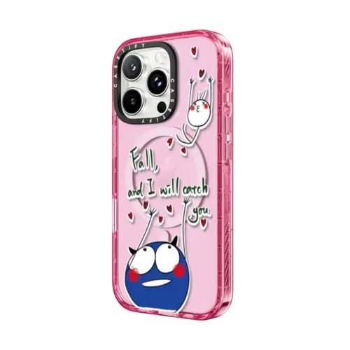 Fall, And I Will Catch You | iPhone 16 Pro Max / Impact Case MagSafe Compatible / Pink Fizz | Image 2