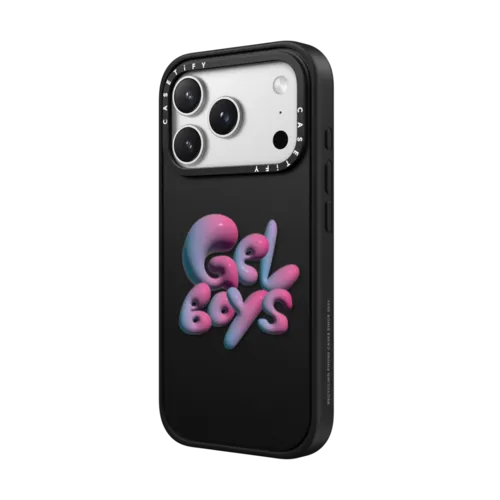 BUBBLY BOYS - GELBOYS  | iPhone 17 Pro Max / Impact Case MagSafe Compatible / Matte Black | Image 2