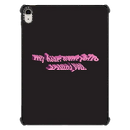JELLO HEART - GELBOYS  | iPad Air 11-inch (M2 - M4) / iPad Impact Case / Black | Image 1
