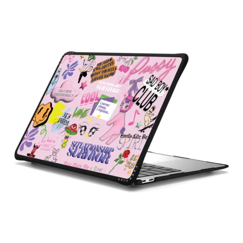 CUTIE DUMP - GELBOYS | MacBook Air 13-inch (M1 / Intel) / MacBook Impact Case / Black | Image 1