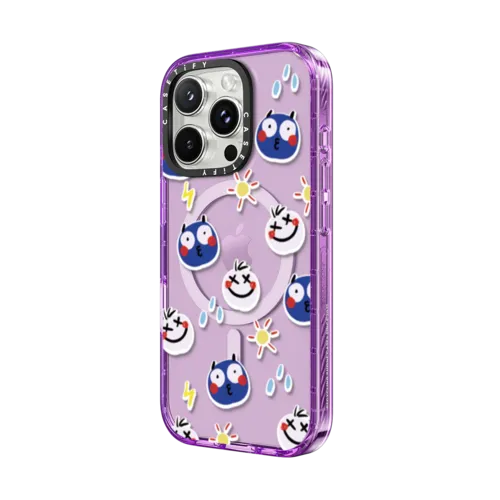 You Have Our Supports. | iPhone 16 Pro Max / Impact Case MagSafe Compatible / Purple | Image 2