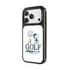 Snoopy Golf Case | iPhone 18 Pro Max / Impact Case MagSafe Compatible - Glossy / Glossy Black | Image 2