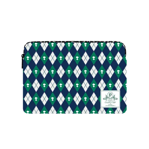 Peanuts Argyle Pattern Laptop Sleeve | Large (16") / Impact Laptop Sleeve / Multicolor | Image 1